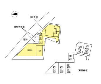 プロスペリテ新蒲田（ダイワリビング）の区画図