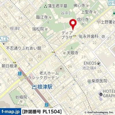 【地図】 | ディアプラザ根津