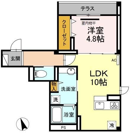 【間取り】 | ルシエル恵比寿南