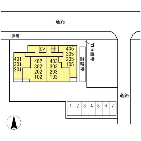 【間取り】 | カーサ・ファミリオ105