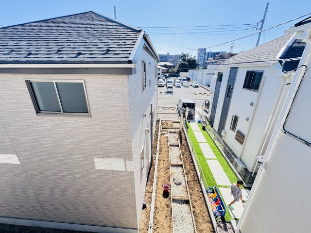 松戸市樋野口新築戸建【中部小学校：10分】の展望|バルコニーより道路側眺望
