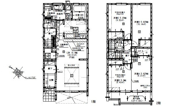 佐伯区薬師が丘4丁目 No.1の間取り|2号棟☆間取り図