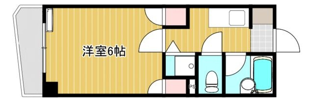 メゾンマレヴォワールの間取り|間取りです。