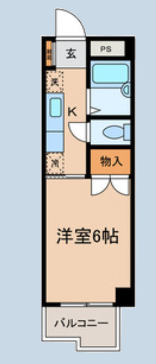 マンション如月の間取り