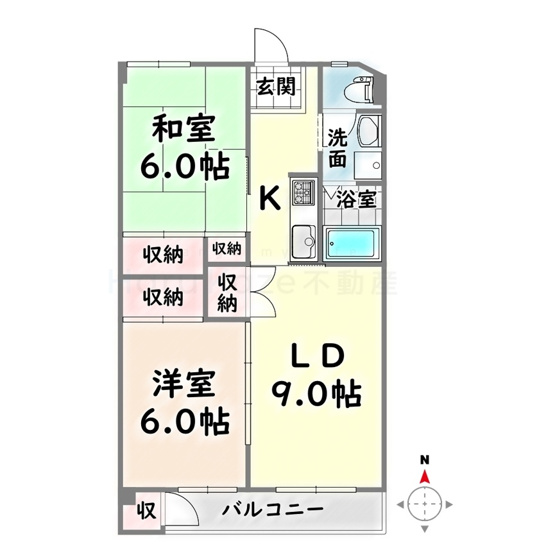 【間取り】 | 駈上住宅 D棟【名古屋市賃貸・分譲マンション】