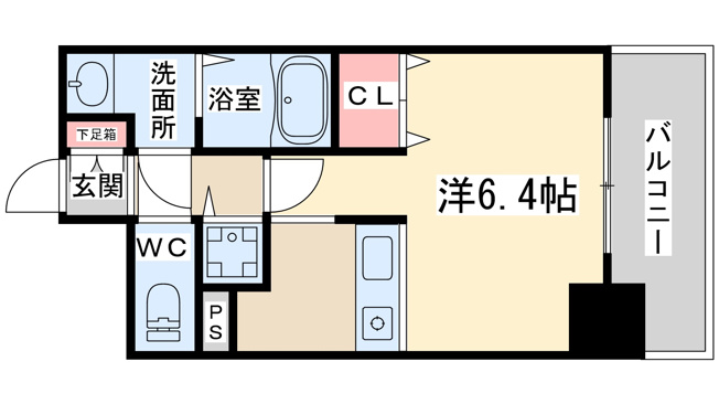 【間取り】 | レジディア天神橋