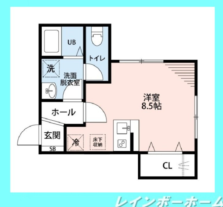 担当エリアのルームアドバイザーが直接対応いたしますの間取り