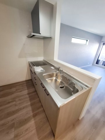 西宮市今津山中町新築アパートのキッチン