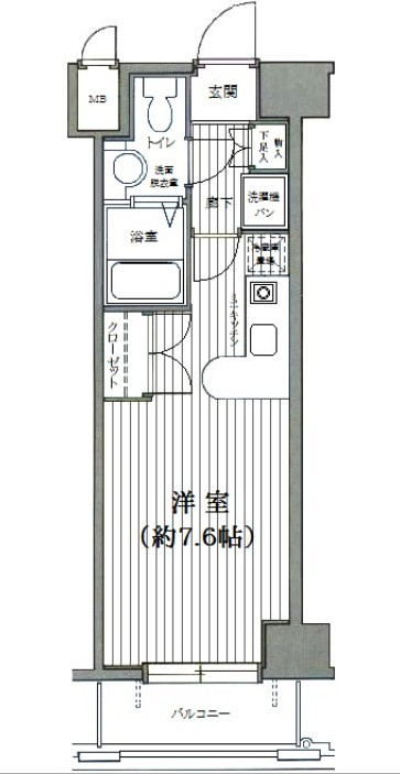 カーサ大井町の間取り|間取りです。