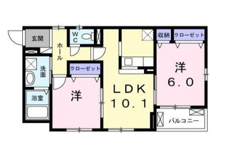 【間取り】 | ＹＫ　ハイム | 間取りです。