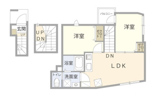 【間取り】 | L’Allure Nishikoyama | 間取りです。