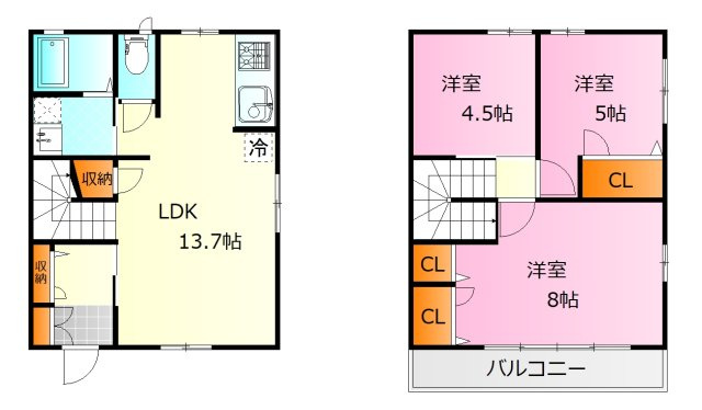 【間取り】 | グレース長束Ⅲ