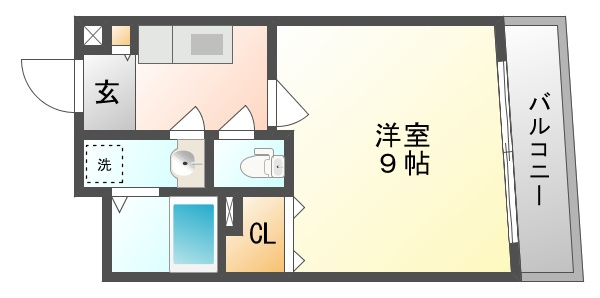 エスペランサ医大東の間取り