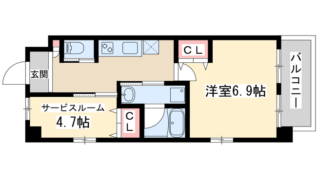 【間取り】 | スプランディッド新大阪3