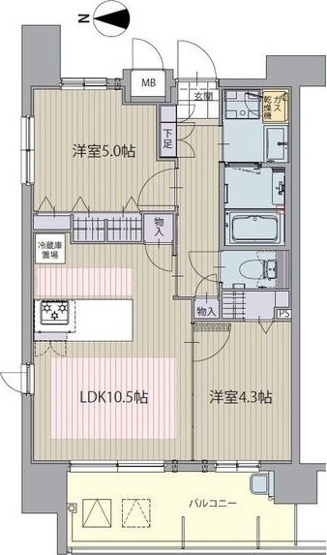 【間取り】 | パルティール庄内通