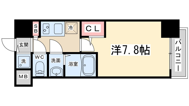 【間取り】 | エスレジデンス新大阪駅前
