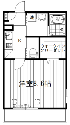 メゾンバーグソレイユの間取り