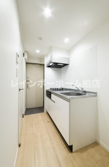新柏テラスのキッチン|使いやすいキッチンです