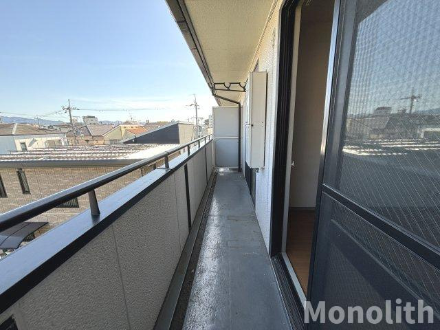 ピーチハイツ上町のバルコニー