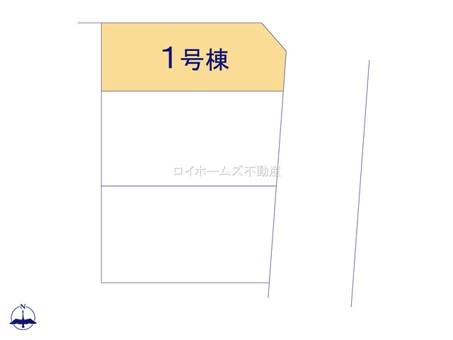 【区画図】 | 名古屋市千種区下方町５丁目68『仲介料無料』新築戸建て | 1号棟