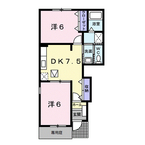 【間取り】 | ポルトラーノⅡ