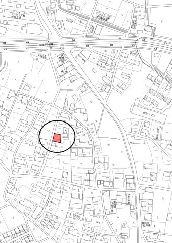 土地　大杉の地図