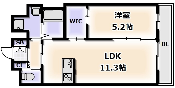 エバーリンクの間取り