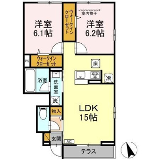 【間取り】 | フルールA