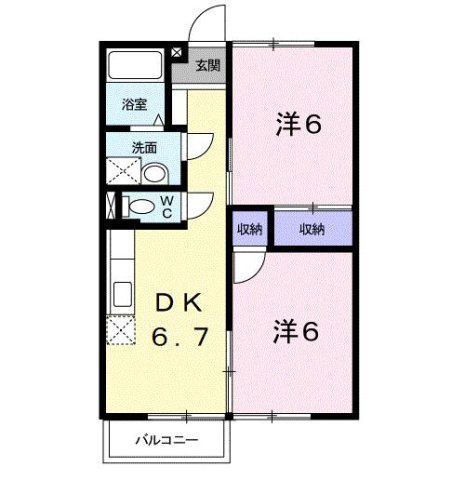 【間取り】 | ビーバビラ広川
