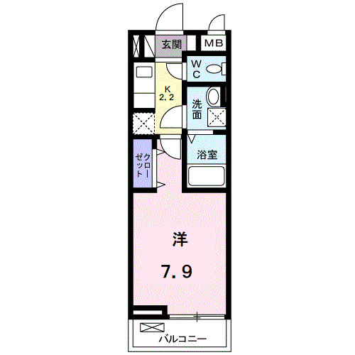 【間取り】 | ゴールドプレイスＡ