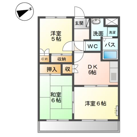【間取り】 | エスポワールＧ