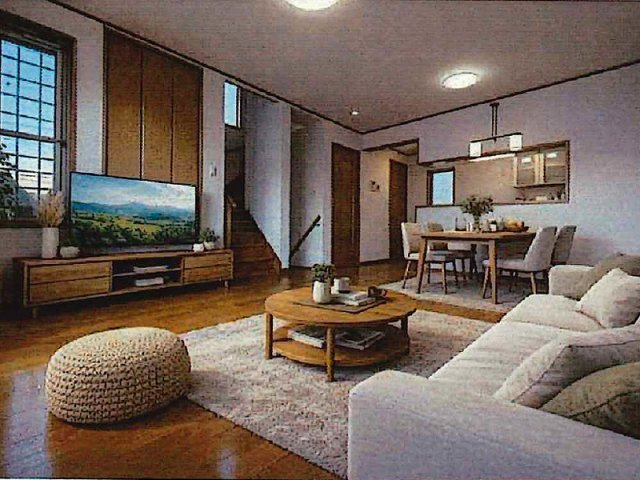 【居間・リビング】 | 川越市今泉　中古一戸建住宅　（ふじみ野店） | おしゃれな家具を配置したイメージ画像です