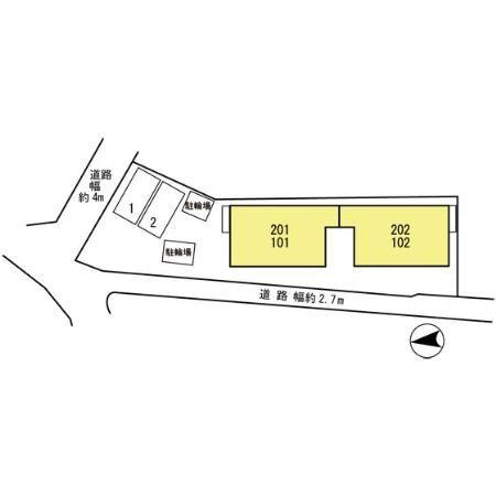 アリヴィラの区画図
