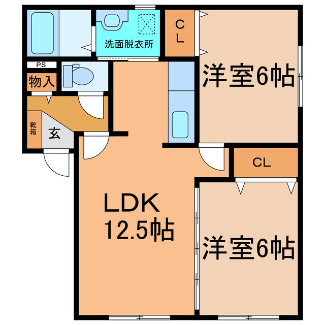 セジュールウィルモアの間取り