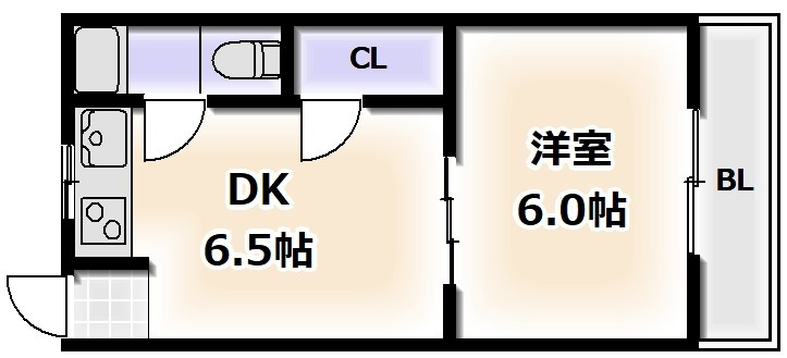 エスポワール墨江の間取り