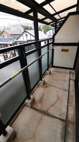 ヴィーナスブリッジ弐番館のバルコニー