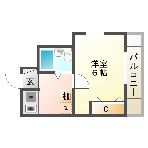 ヴィーナスブリッジ弐番館の間取り