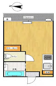 メゾンニッセイ中野の間取り