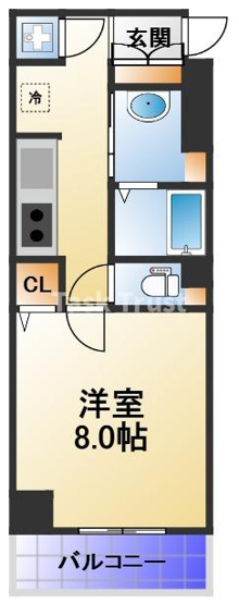 【間取り】 | クレビオス天満橋