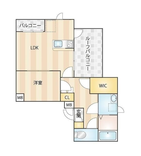 Ｌｉｂｅｒｔｅ　Ｓｋｙｔｒｅｅ　Ｅａｓｔの間取り|間取りです。