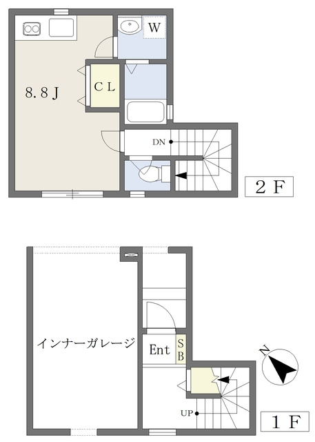 フィオーレの間取り|使い勝手の良い間取りです♪