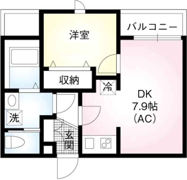 Ｂｌａｎｃｈｅの間取り|間取りです。