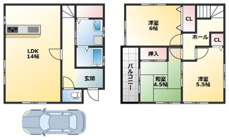 【間取り】 | 太田7丁目戸建