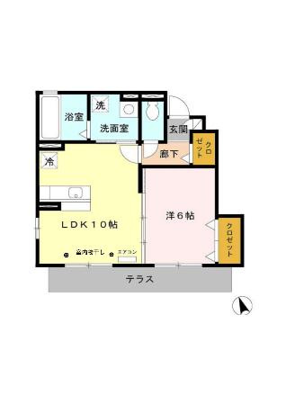 【間取り】 | アバンティ　Ⅰ