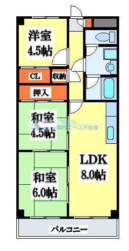【間取り】 | サンプラザ新石切