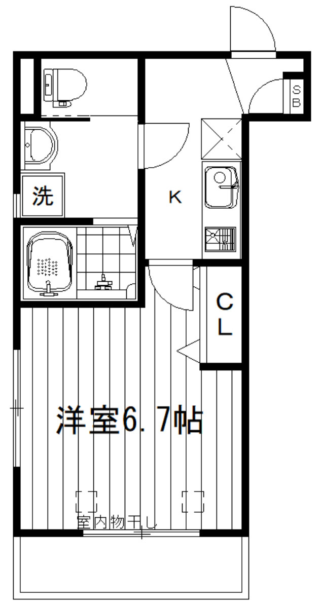 山の手二番館の間取り