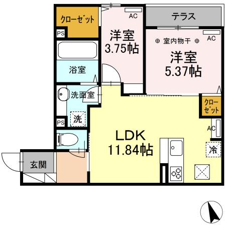 【間取り】 | クライン-国領町１丁目-