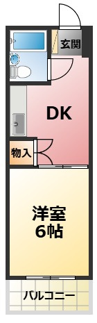 エクセレント甲子園七番館の間取り