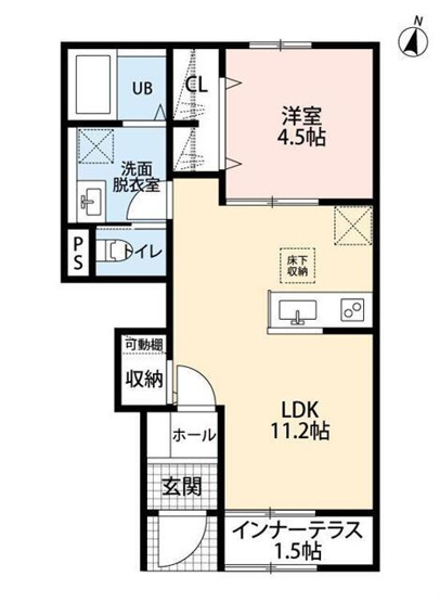 【間取り】 | リーブルファイン三郷半田Ⅱ