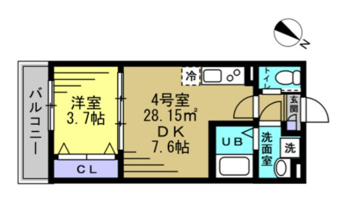 PLAISANT VILLA 上福岡の間取り